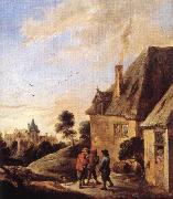 Village Scene  ar TENIERS, David the Younger